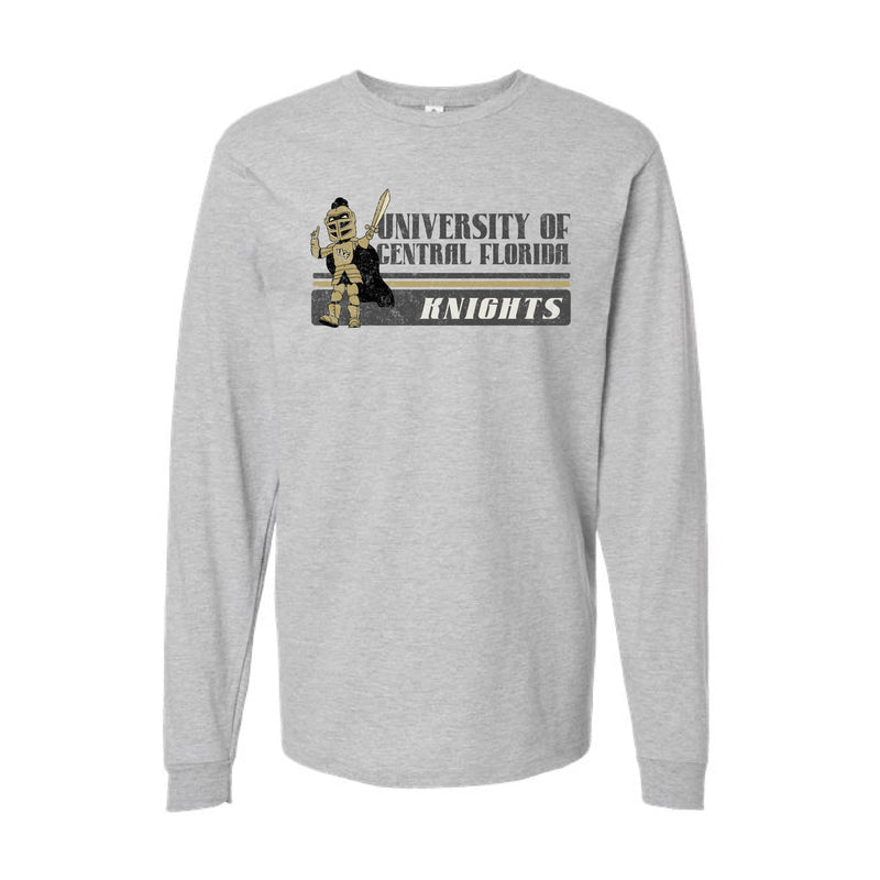 The Vintage UCF Knights | Heather Grey Long Sleeve