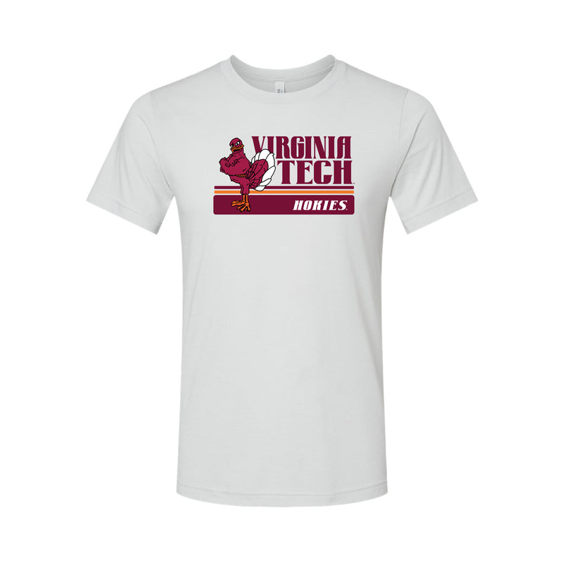 The Vintage Virginia Tech Hokies | Heather Silver Tee