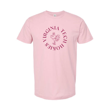 The Virginia Tech Curve | Pink Tee