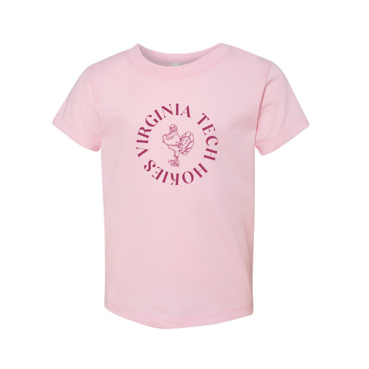 The Virginia Tech Curve | Toddler Pink Tee