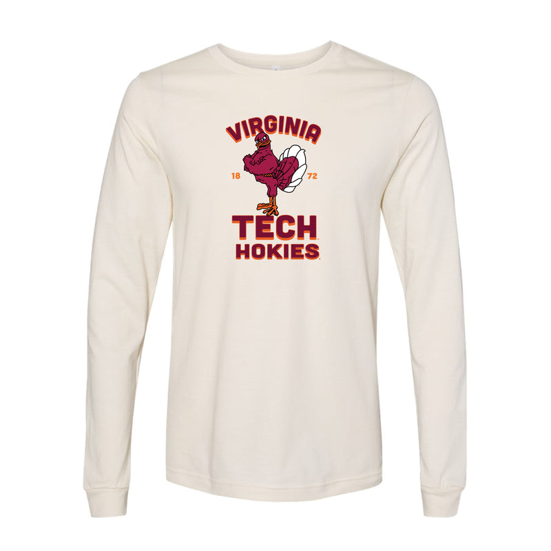 The Virginia Tech Hokies Est | Natural Long Sleeve