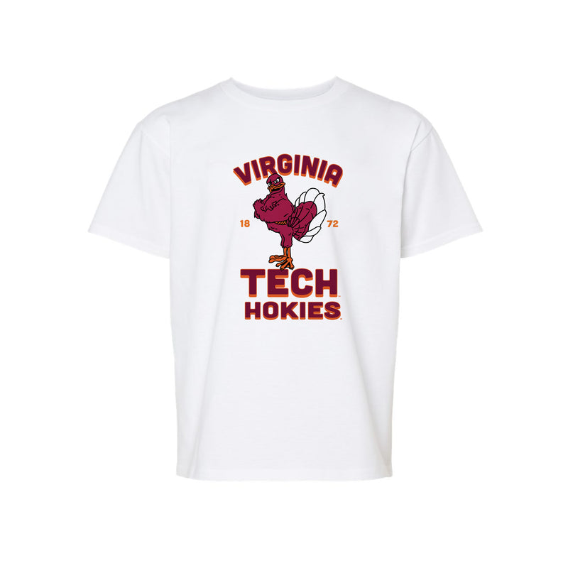 The Virginia Tech Hokies Est | Youth White Tee