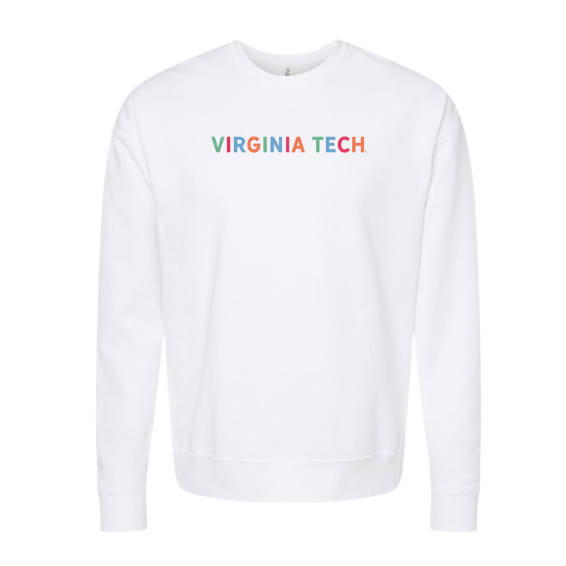 The Virginia Tech Multi | White Sweatshirt