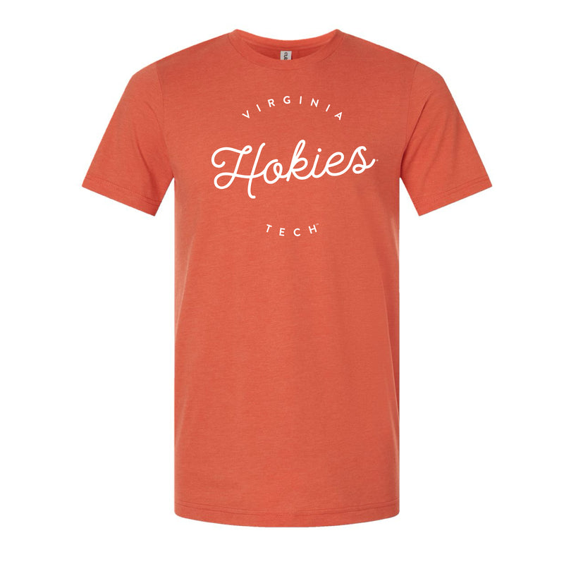 The Virginia Tech Script  | Heather Orange Tee