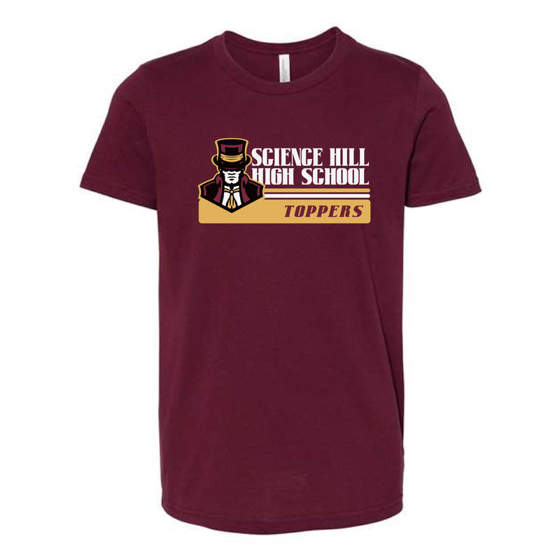 The Vintage Science Hill | Maroon Youth Tee