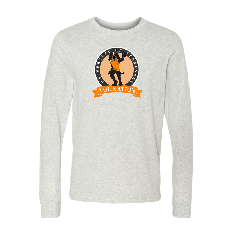 The Vol Nation Banner Circle | Ash Long Sleeve