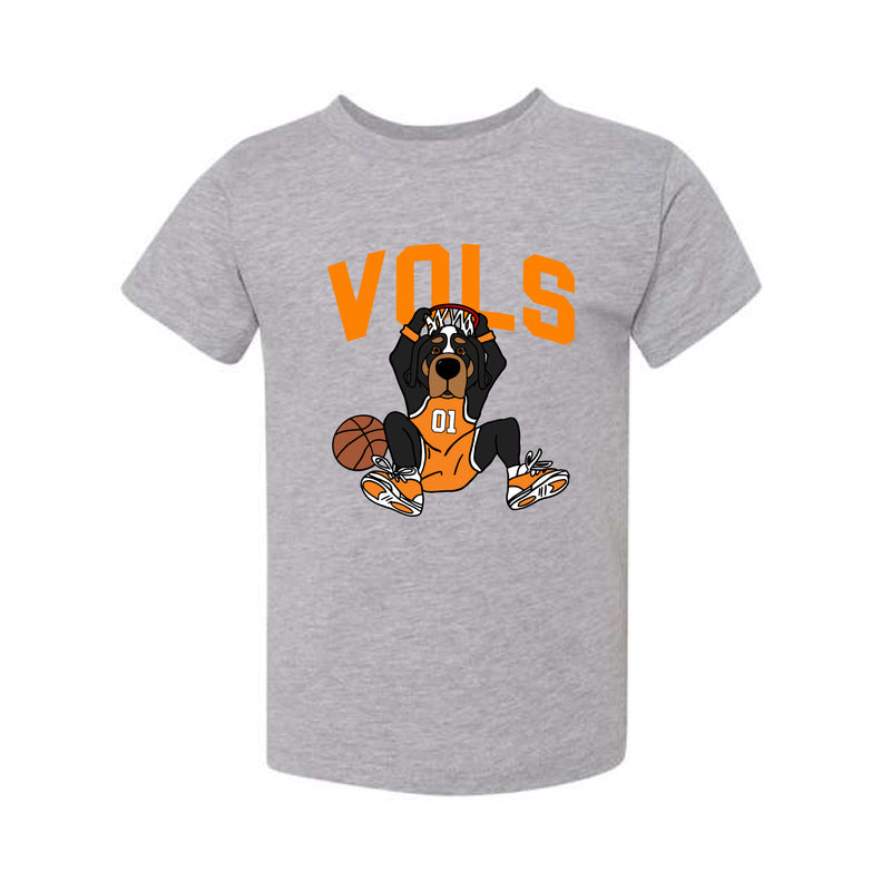 The Vols Dunking Smokey | Toddler Athletic Heather Tee