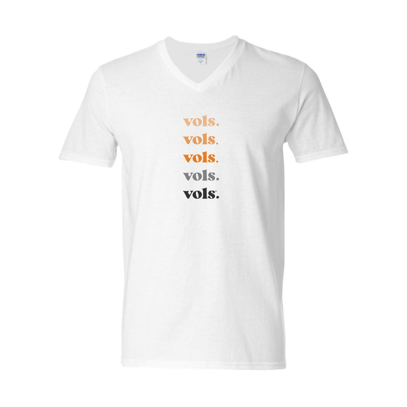 The Vols Repeat | White V-Neck Tee