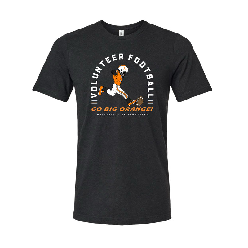 The Volunteer Football Smokey | Heather Black Tee