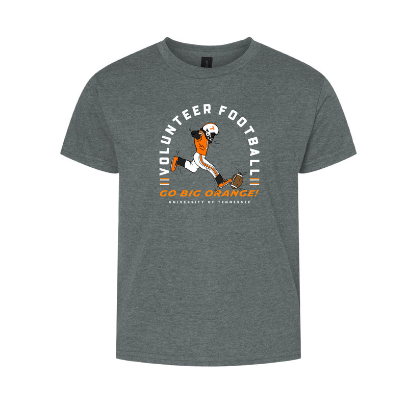 The Volunteer Football Smokey | Youth Dark Heather Tee