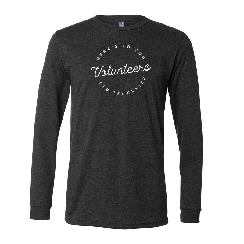 The Volunteers Script Circle | Dark Grey Heather Long Sleeve