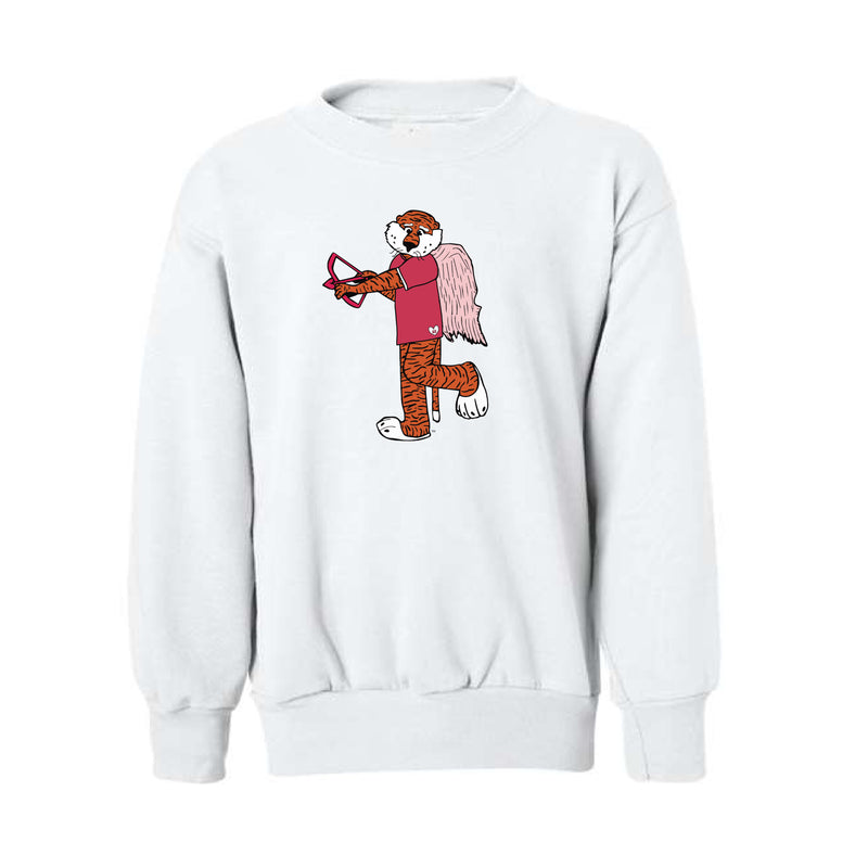 The Valentine Aubie | Youth White Sweatshirt