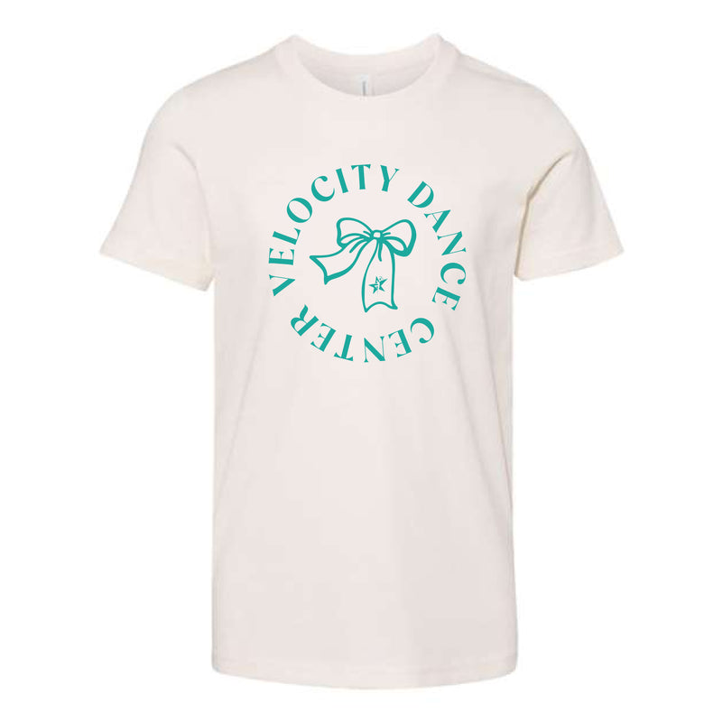 The Velocity Circle Bow | Youth Natural Tee