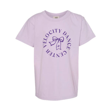 The Velocity Circle Bow | Youth Orchid Tee