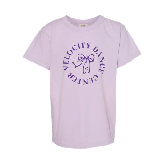 The Velocity Circle Bow | Youth Orchid Tee