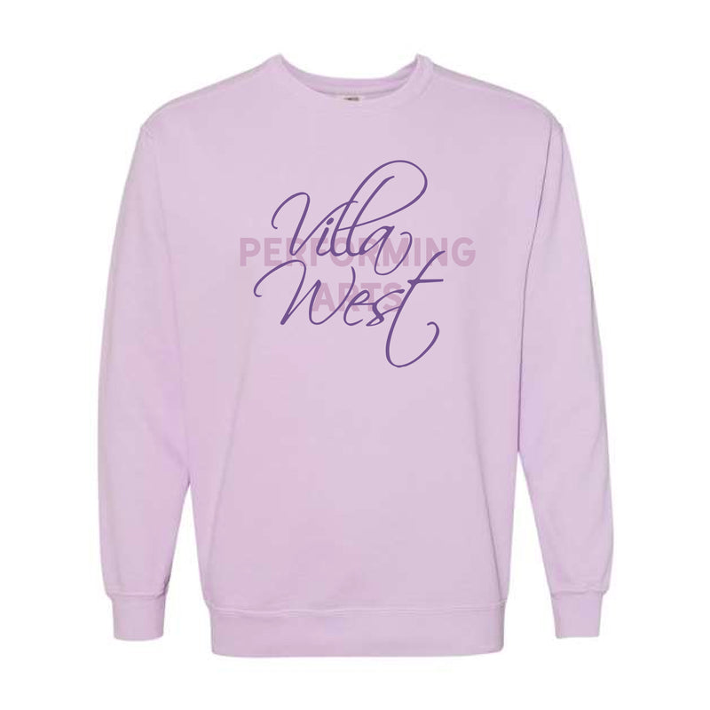 The Villa West Script | Orchid Crewneck Sweatshirt