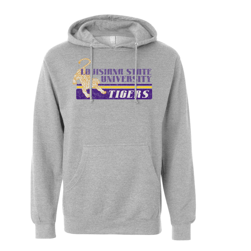 The Vintage Louisiana State University | Grey Heather Hoodie