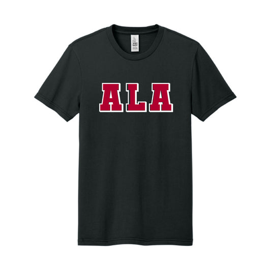 The Vintage ALA Block | Black Tee