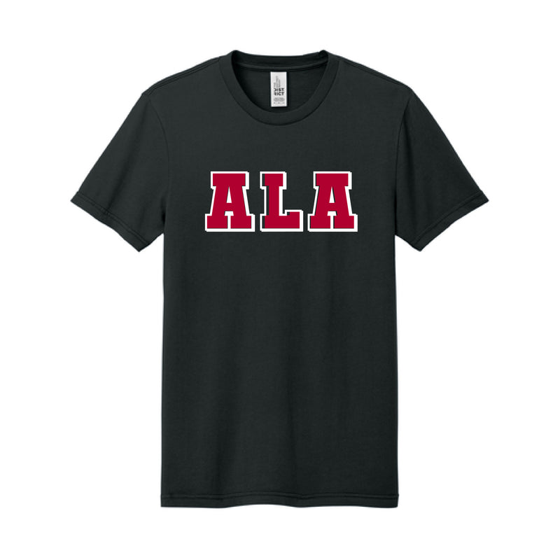 The Vintage ALA Block | Black Tee