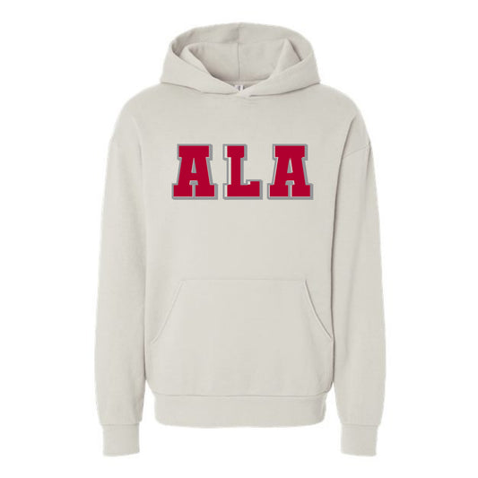 The Vintage ALA Block | Ivory Hoodie