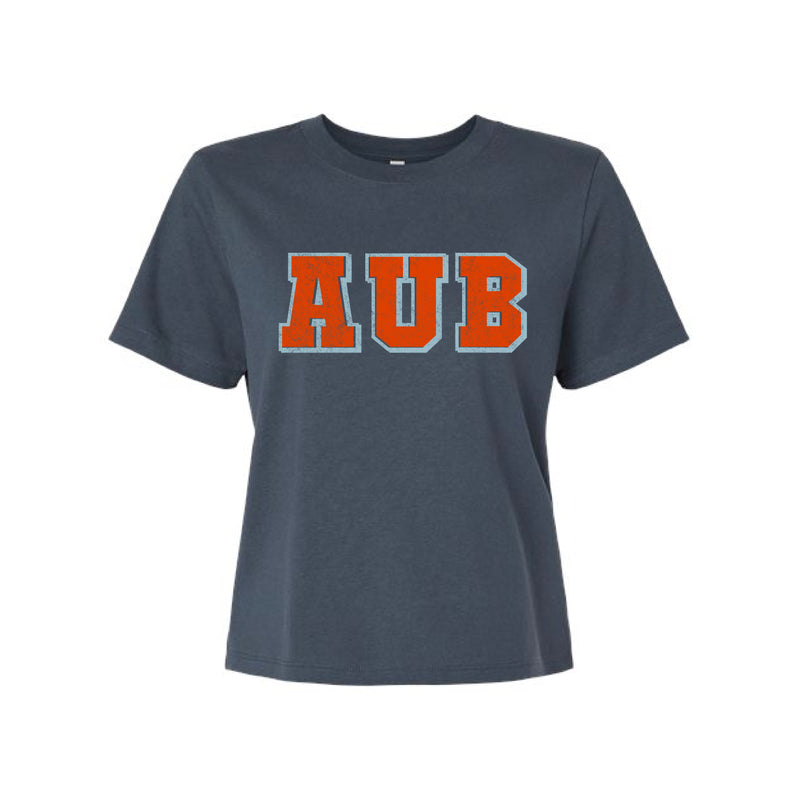 The Vintage AUB Block | Vintage Navy Tee