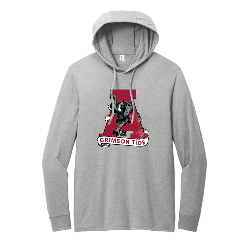 The Vintage Alabama A | Aluminum Grey Hoodie