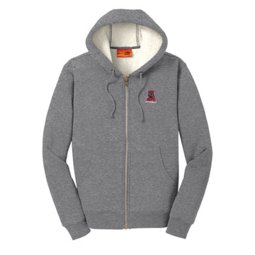The Vintage Alabama A | Embroidered Grey Hooded Fleece