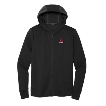 The Vintage Alabama A | Embroidered Deep Black Hoodie