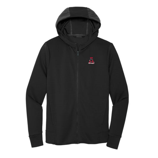 The Vintage Alabama A | Embroidered Deep Black Hoodie