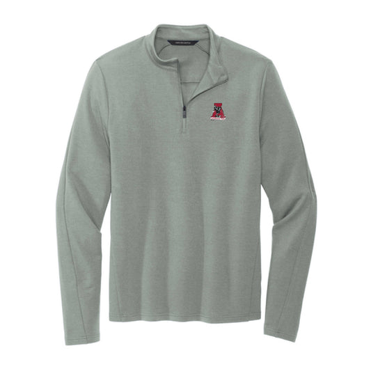 The Vintage Alabama A | Embroidered Gusty Grey 1/4 Pullover