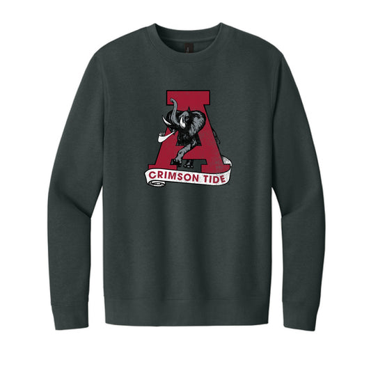The Vintage Alabama A | Charcoal Sweatshirt