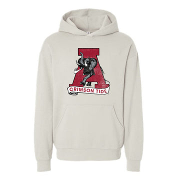 The Vintage Alabama A | Ivory Hoodie