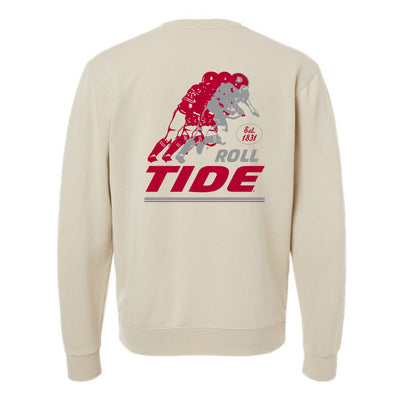The Vintage Alabama Football | Ivory Crewneck Sweatshirt