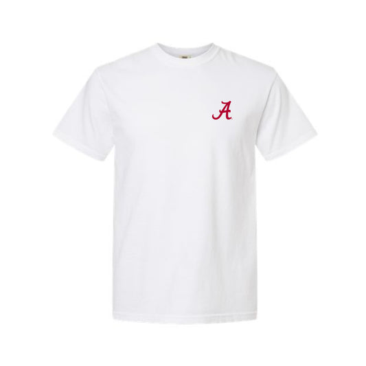The Vintage Alabama Football | White Tee