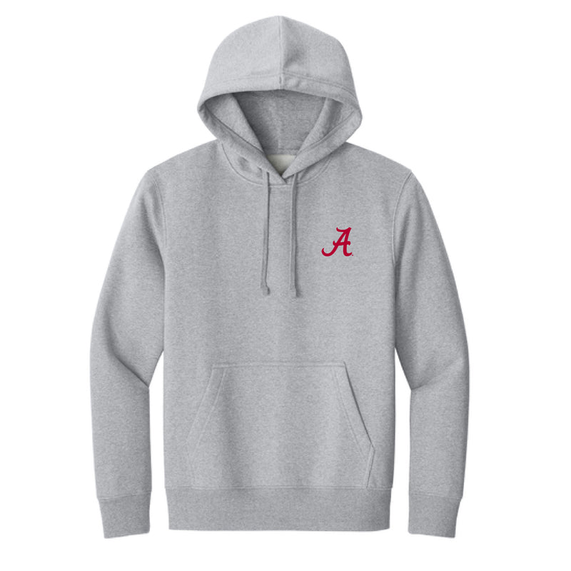 The Vintage Alabama Football | Light Grey Heather Hoodie