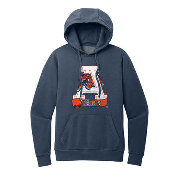 The Vintage Auburn A | True Navy Hoodie