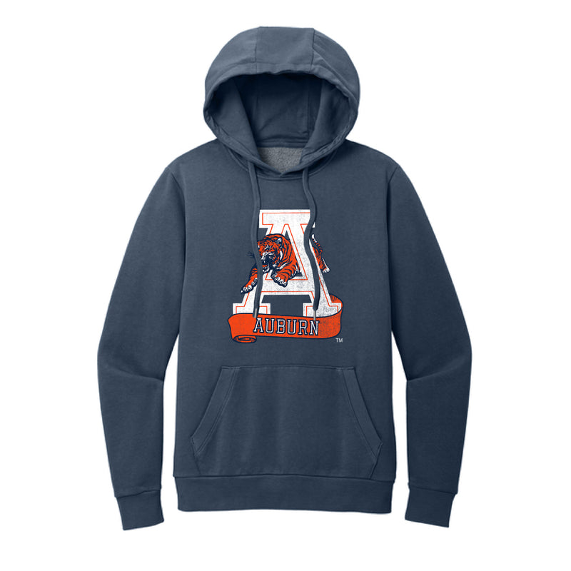 The Vintage Auburn A | True Navy Hoodie