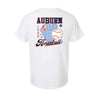 The Vintage Auburn Baseball Glove | Adult White Pocket Tee