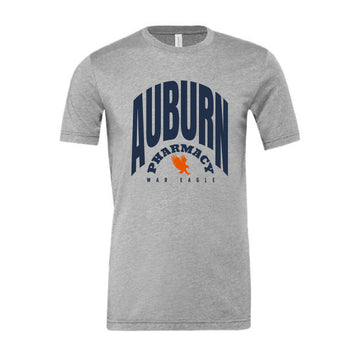 The Vintage Auburn Pharmacy | Adult Athletic Heather Tee