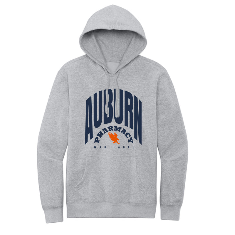 The Vintage Auburn Pharmacy | Adult Light Heather Grey Fleece Hoodie