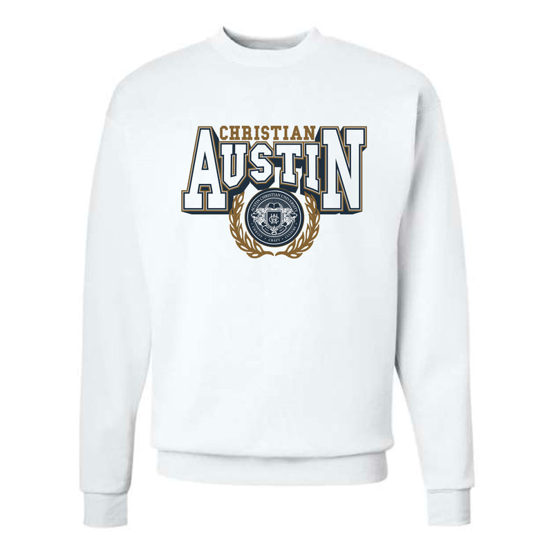 The Vintage Austin Christian | White Crewneck Sweatshirt