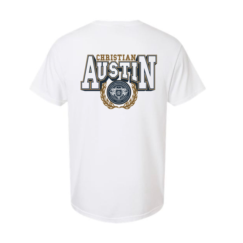 The Vintage Austin Christian Seal | White Tee