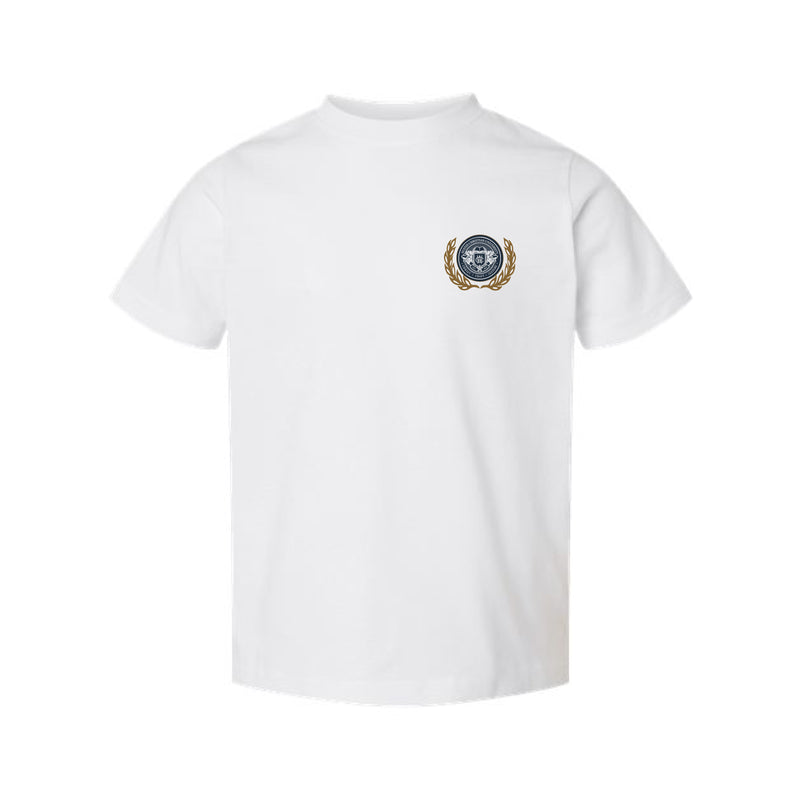 The Vintage Austin Christian Seal | Toddler White Tee