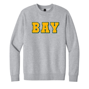 The Vintage Bay Block | Light Grey Heather Sweatshirt