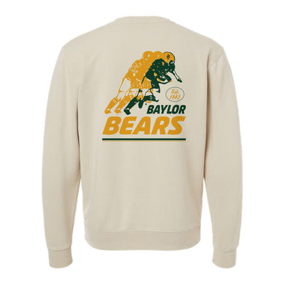The Vintage Baylor Football | Pigment Ivory Sweatshirt