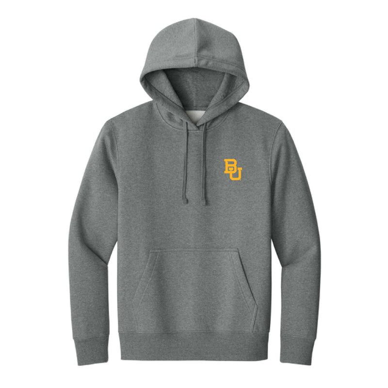 The Vintage Baylor Football | Light Grey Heather Hoodie