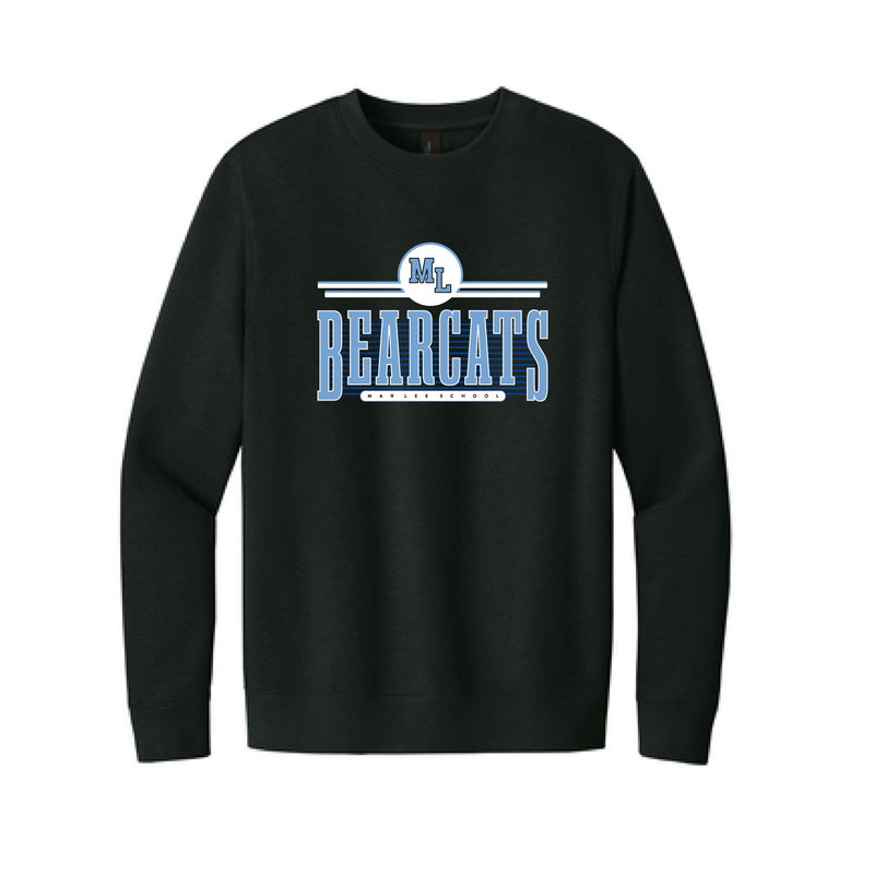 The Vintage Bearcats | Black Fleece Crewneck