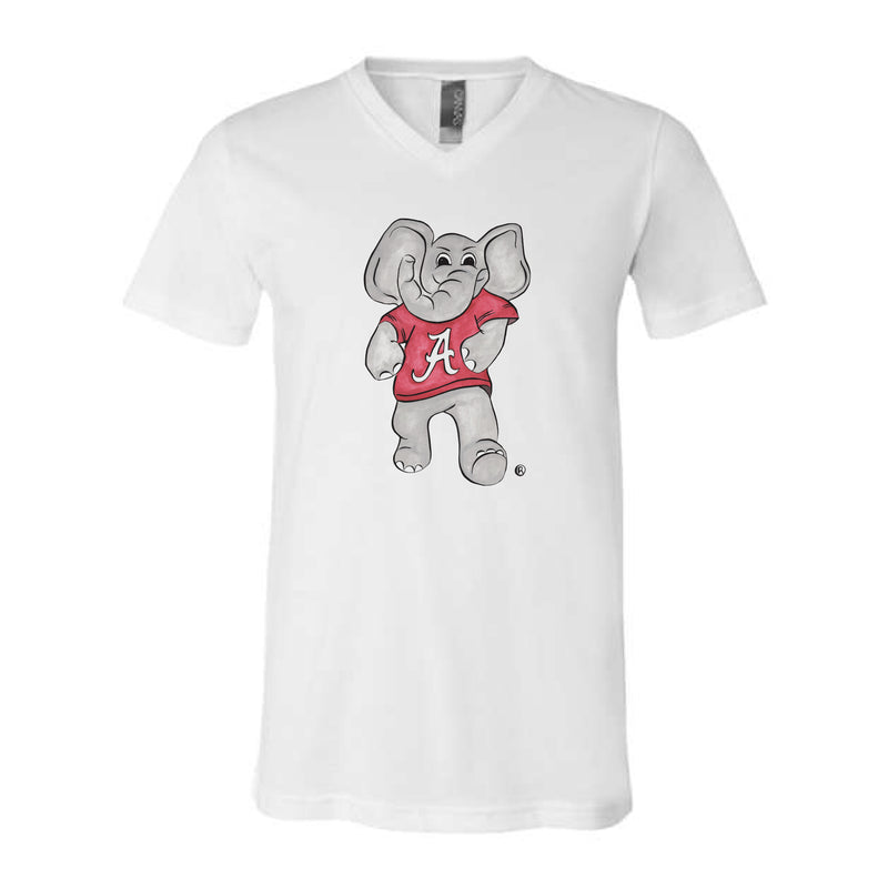 The Vintage Big Al | White V-Neck
