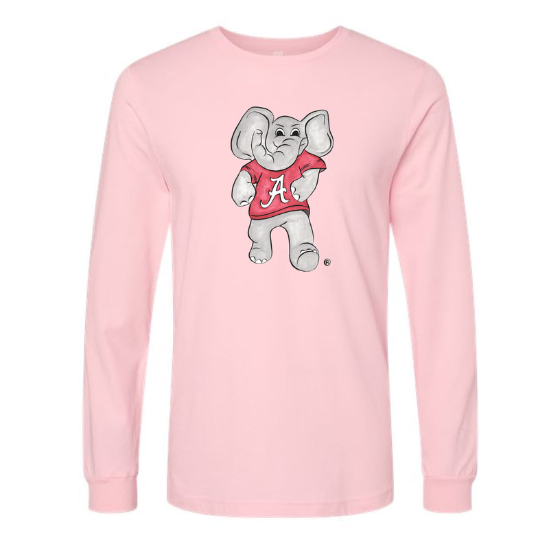 The Vintage Big Al | Pink Long Sleeve Tee