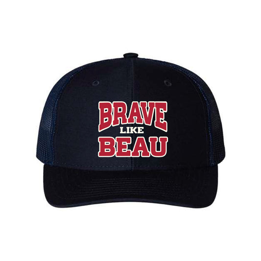The Vintage Brave Like Beau | Embroidered Youth Navy Snapback Cap